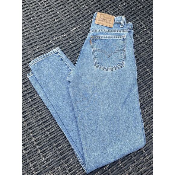 Levi's Denim - Vintage 1996 Levis More Relaxed Fit Tapered Leg Orange Tab Jeans Sz 3 13x32 USA